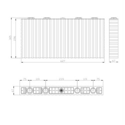 Winston Battery Cell 700Ah 3.3V LiFeYPO4 (TSWB-LYP700AHA)