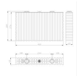Winston Battery Cell 400Ah 3.3V LiFeYPO4 (TSWB-LYP400AHA)
